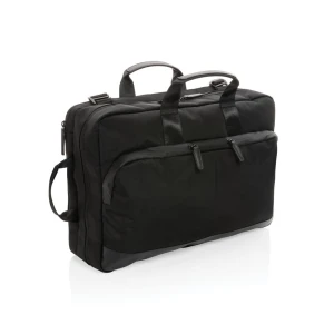 Plecak na laptopa 2 w 1 Swiss Peak AWARE™ RPET P762.711 /kolor: czarny/