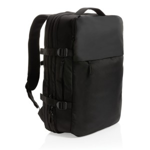 Plecak na laptopa 15,6" Swiss Peak AWARE™ RPET P762.791 /kolor: czarny/