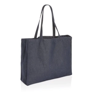 Torba na zakupy Impact AWARE™, dżins z recyklingu P762.855 /kolor: niebieski/