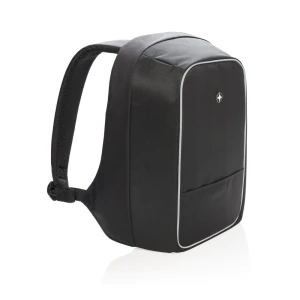 Plecak chroniący przed kieszonkowcami Swiss Peak AWARE™ RPET P763.091 /kolor: czarny/