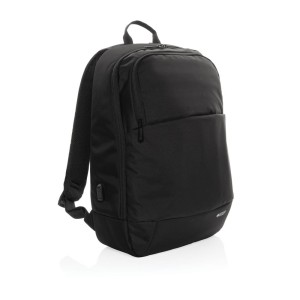 Plecak na laptopa 15,6" Swiss Peak AWARE™ RPET P763.101 /kolor: czarny/