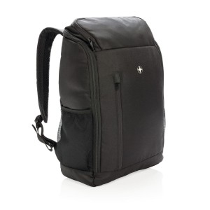Plecak na laptopa 15" Swiss Peak AWARE™ RPET P763.111 /kolor: czarny/