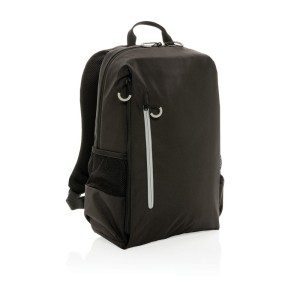Plecak na laptopa 15,6" Swiss Peak Lima Impact AWARE™, ochrona RFID P763.151 /kolor: czarny, biały/