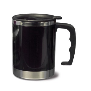 Kubek 400 ml V4501-03 (kolor: czarny)