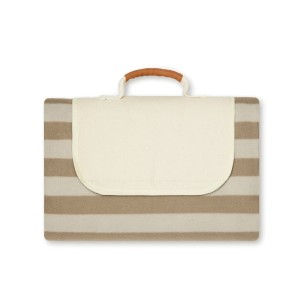 Koc piknikowy VINGA Alba RPET GRS VG121-16 /kolor: brązowy/