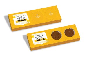 Smile - czekoladki emotikony 2 sztuki