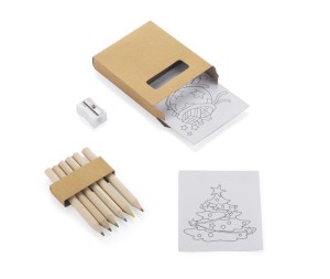 Kredki z kolorowanką SANTI /8134/