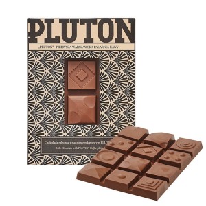 Tabliczka Mlecznej Czekolady z Nadzieniem Kawowym Pluton 5% 120 g
