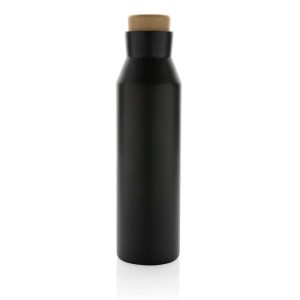 Butelka termiczna 500 ml Gaia, stal nierdzewna z recyklingu P435.521 /kolor: czarny/