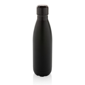 Butelka sportowa 500 ml Eureka, stal nierdzewna z recyklingu P435.721 /kolor: czarny/