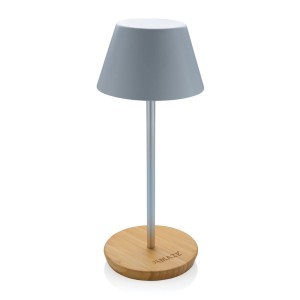 Lampka na biurko Pure Glowe, plastik z recyklingu P513.283 /kolor: biały/