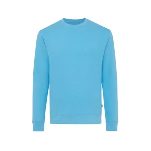 Bluza z bawełny z recyklingu Iqoniq Zion T9300.010.M /kolor: niebieski/