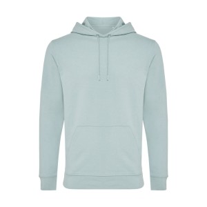 Bluza z kapturem z bawełny z recyklingu Iqoniq Jasper T9400.023.M /kolor: zielony/