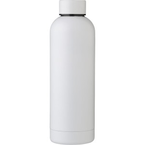 Butelka termiczna 500 ml ze stali nierdzewnej z recyklingu V1177-02 /kolor: biały/