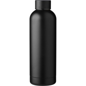 Butelka termiczna 500 ml ze stali nierdzewnej z recyklingu V1177-03 /kolor: czarny/