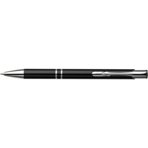 Długopis z aluminium z recyklingu V1191-03 /kolor: czarny/