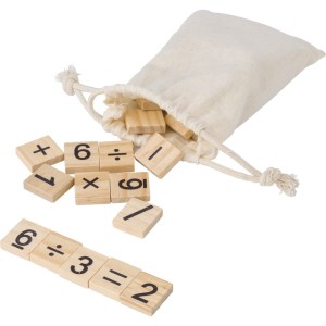 Gra edukacyjna, 32 el. V1243-16 /kolor: brązowy/