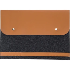 Pokrowiec na laptopa 14" z filcu RPET V1250-15 /kolor: grafitowy/