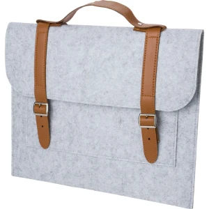 Torba na laptopa 14" z filcu RPET V1252-19 /kolor: szary/