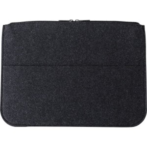 Teczka na dokumenty z filcu RPET, etui na laptopa 14" V1256-15 /kolor: grafitowy/