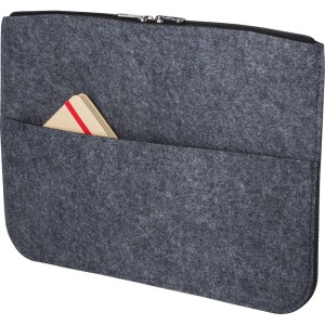 Teczka na dokumenty z filcu RPET, etui na laptopa 14" V1256-19 /kolor: szary/