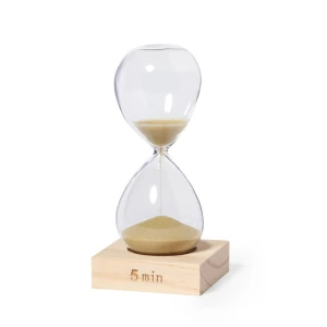 Szklana klepsydra V1331-00 /kolor: neutralny/