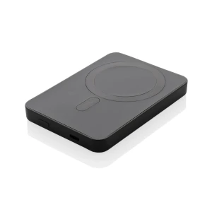 Magnetyczny bezprzewodowy power bank 5000 mAh Magnetix P322.401 /kolor: czarny/