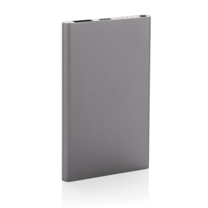 Power bank 4000 mAh z aluminium z recyklingu P322.420 /kolor: antracytowy/