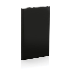 Power bank 4000 mAh z aluminium z recyklingu P322.421 /kolor: czarny/