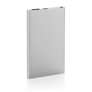 Power bank 4000 mAh z aluminium z recyklingu P322.422 /kolor: srebrny/