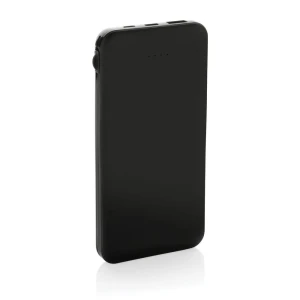 Power bank 10000 mAh Lockhart, zintegrowane kable P322.431 /kolor: black/