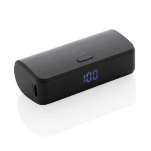 Szybki power bank 5000 mAh FlashCharge, RABS P322.461 /kolor: czarny/