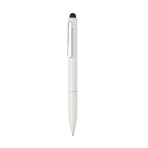 Długopis, touch pen Kymi, aluminium z recyklingu P611.233 /kolor: biały/
