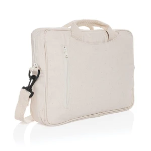 Torba na laptopa 15,4" AWARE™ Laluka, bawełna z recyklingu P732.110 /kolor: biały/