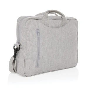 Torba na laptopa 15,4" AWARE™ Laluka, bawełna z recyklingu P732.112 /kolor: szary/