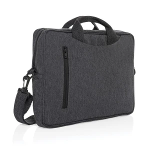 Torba na laptopa 15,4" AWARE™ Laluka, bawełna z recyklingu P732.119 /kolor: antracytowy/