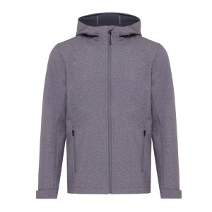 Męska kurtka softshell Iqoniq Makalu AWARE™ T1700.028.M /kolor: vulcano heather grey/