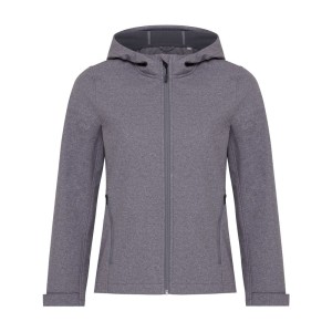 Damska kurtka softshell Iqoniq Makalu AWARE™ T4700.028.M /kolor: vulcano heather grey/