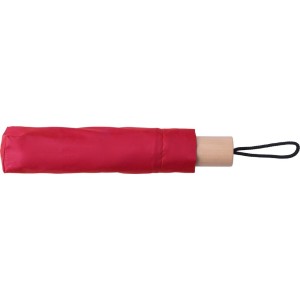 Parasol manualny RPET V1605-05 /kolor: czerwony/