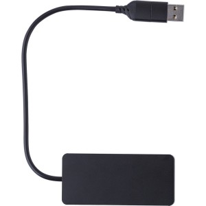 Hub USB i USB typu C V1689-03 /kolor: czarny/
