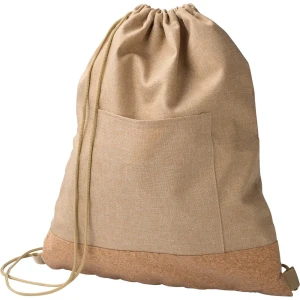 Worek ze sznurkiem RPET V1703-25 /kolor: khaki/