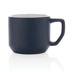 Kubek ceramiczny 350 ml V1898-04 /kolor: granatowy/