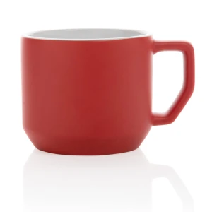 Kubek ceramiczny 350 ml V1898-05 /kolor: czerwony/