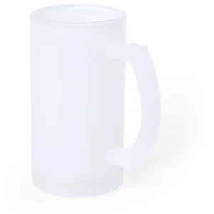 Szklany kubek 500 ml V2075-02 /kolor: biały/