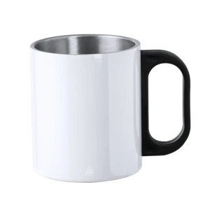 Kubek 300 ml ze stali nierdzewnej z recyklingu V2080-02 /kolor: biały/