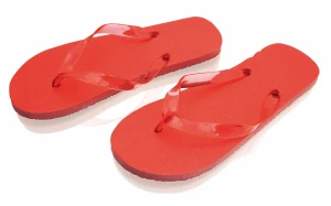 Klapki V9614-05F /kolor: czerwony/