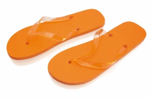 Klapki V9614-07F /kolor: pomarańczowy/