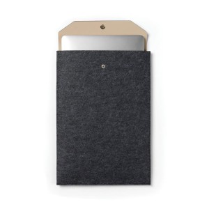 Pokrowiec na laptopa 14" VINGA Albon, filc z recyklingu VG529-03 /kolor: czarny/
