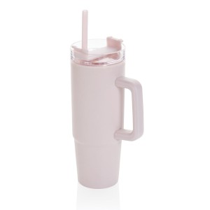 Kubek podróżny 900 ml Tana, plastik z recyklingu P437.1014 /kolor: różowy/
