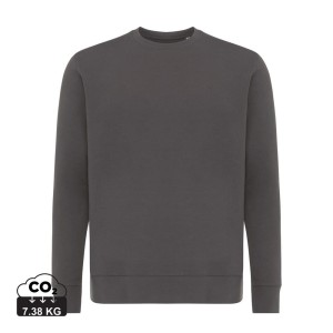 Lekki sweter Iqoniq Etosha, bawełna z recyklingu T9303.019.M /kolor: anthracite/
